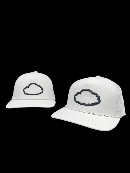 Puff Cloud White Rope Hat