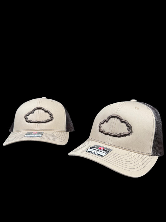 Puff Cloud Tan and Brown 112 Hat